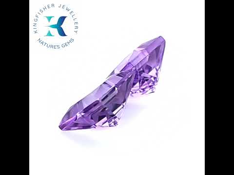 4.80 Ct Natural Amethyst pair –VS – 7.88mm