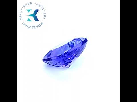 3.55 Ct Natural Tanzanite AAA – VVS – 9.09mm