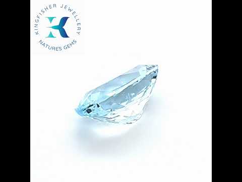 3.39 Carat Natural Aquamarine - VVS – 12.00 x 9.00mm