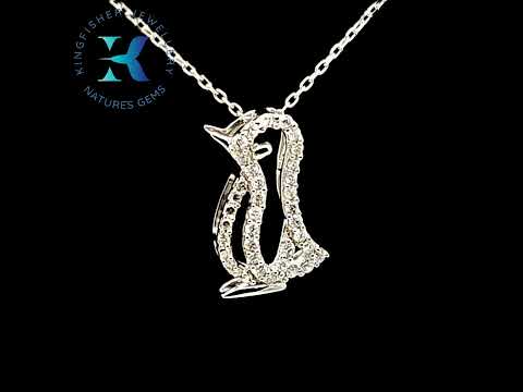 0.17 Ct Diamond Pendant – 10K Gold – 13.89 x 8.44mm