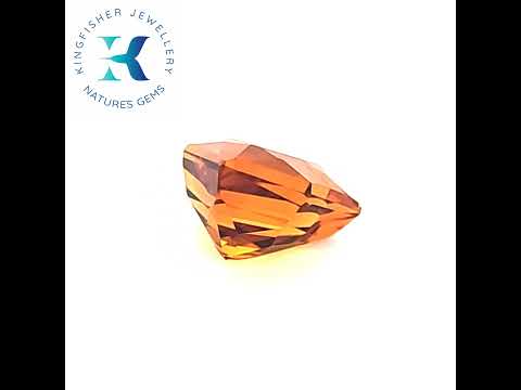 3.46 Ct Natural Citrine - VVS – 10.60mm