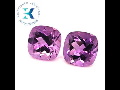 4.30 Ct Natural Amethyst Pair – VS – 8.22mm