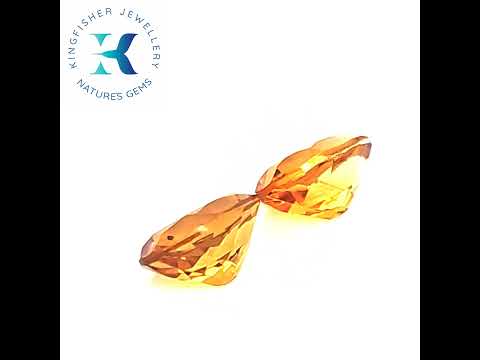 3.23 Natural Citrine Pair - VVS – 9.00 x 7.00mm