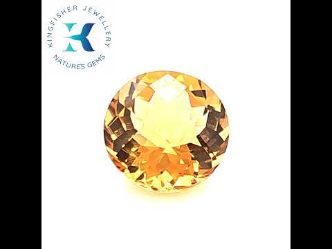 4.87 Carat Natural Citrine - VVS – 11.20mm