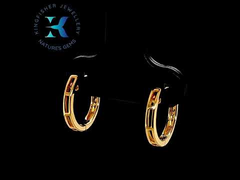 0.04 Ct Diamond Earrings in 14K Yellow Gold