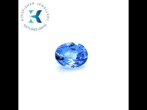 1.00 Ct Natural Blue Sapphire – SI2 – 6.45 x 5.09mm