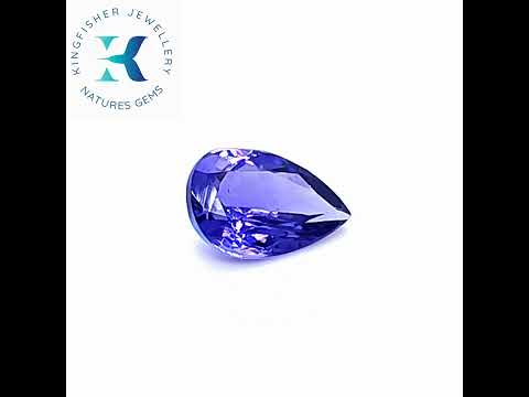 Blue Tanzanite Engagement Ring