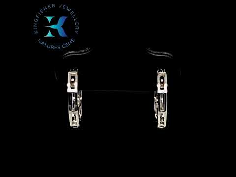 0.04 Ct Diamond Earrings in 14K White Gold