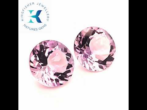 11.09 Ct Natural Amethyst Pair – VVS – 11.98mm