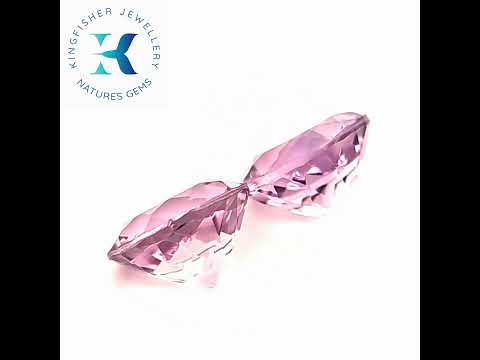11.09 Ct Natural Amethyst Pair – VVS – 11.98mm