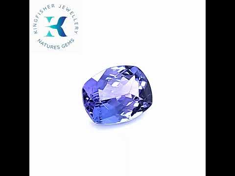 Blue Tanzanite Engagement Ring