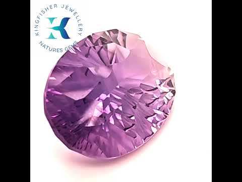 Certified 14.58 Ct Natural Amethyst – SI – 20.30 x 14.07mm