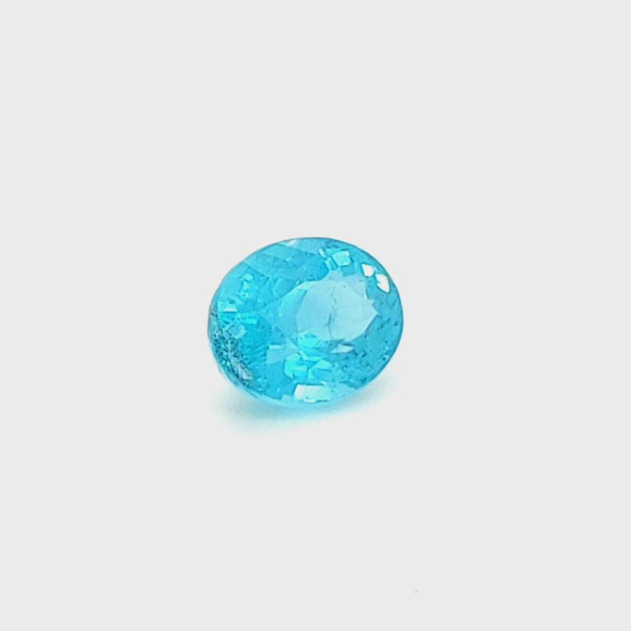 Certified 2.07 Ct Apatite Oval Cut – VS – No Treatment – 8.53mm