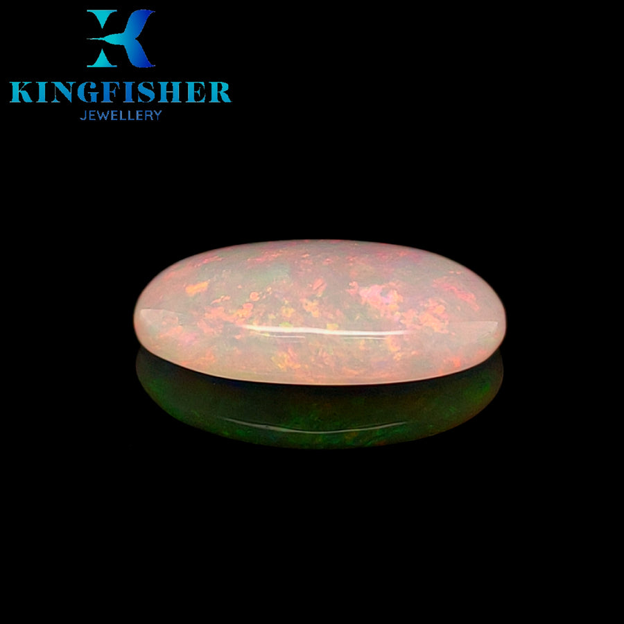 11.41 Ct Solid Welo opal – Brilliant flash of bright colours – 23.20mm