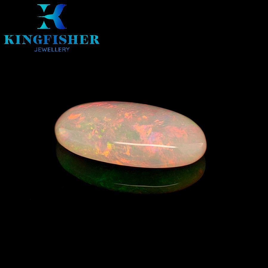 11.41 Ct Solid Welo opal – Brilliant flash of bright colours – 23.20mm