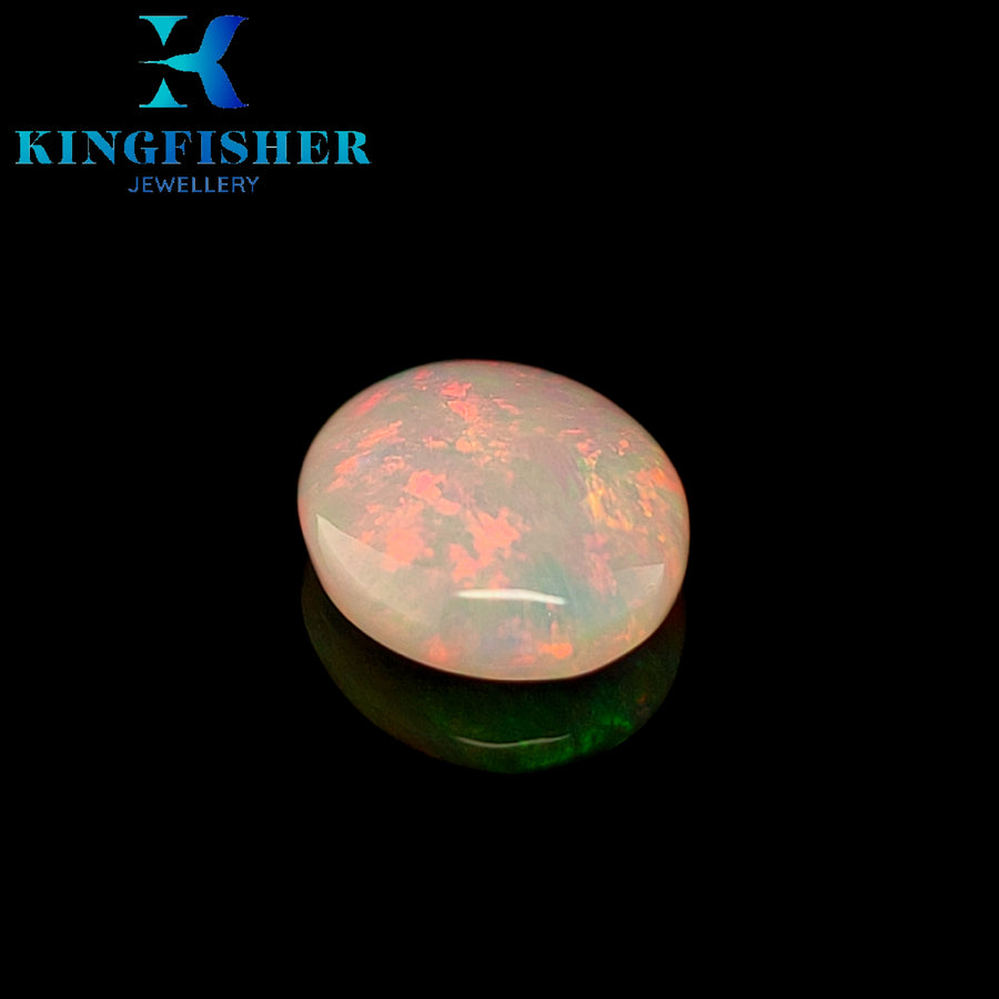 11.41 Ct Solid Welo opal – Brilliant flash of bright colours – 23.20mm