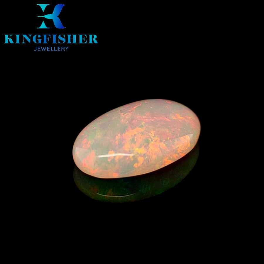 11.41 Ct Solid Welo opal – Brilliant flash of bright colours – 23.20mm