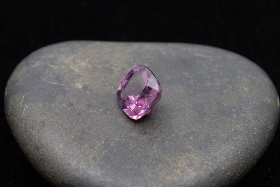 2.22 Ct Pink Spinel Cushion Cut – AA+ Grade Stone 7.70mm