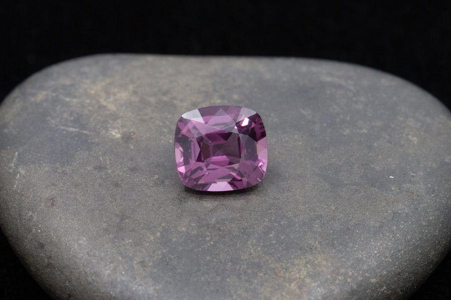 2.22 Ct Pink Spinel Cushion Cut – AA+ Grade Stone 7.70mm