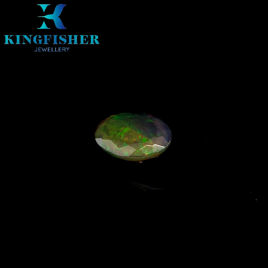 2.43 Ct Solid Smoked Welo opal – Brilliant colours AAA - 13.10mm