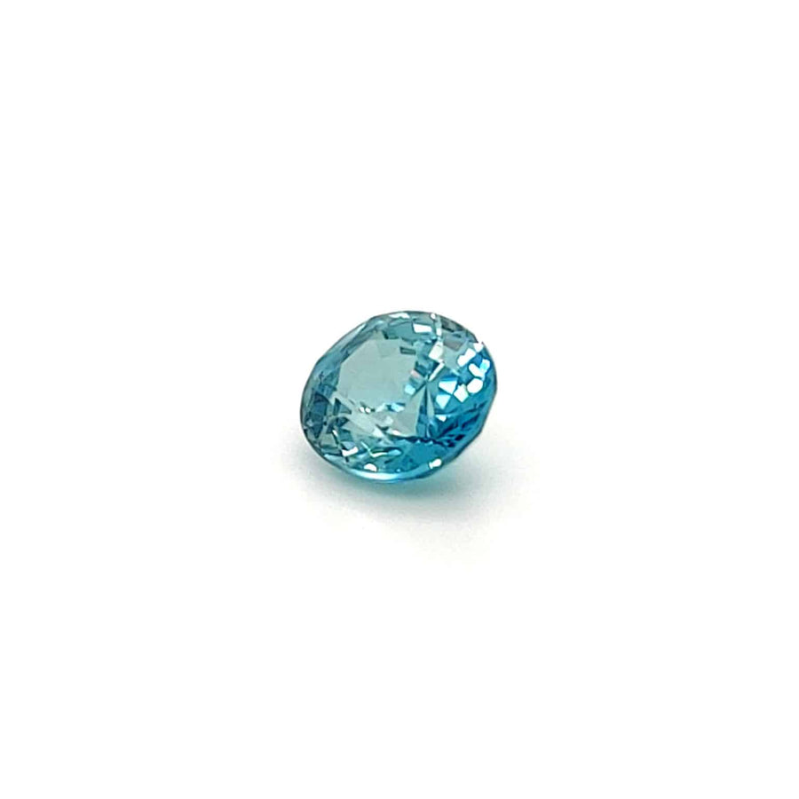 2.78 Ct Natural Blue Zircon - VVS Oval Cut - No Treatment - 8.40mm