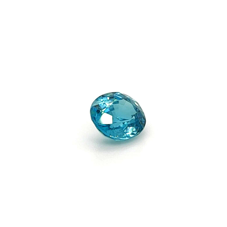 2.78 Ct Natural Blue Zircon - VVS Oval Cut - No Treatment - 8.40mm