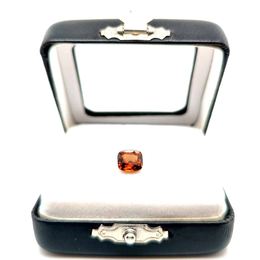 2.80 Ct Natural Red Zircon - VVS Cushion Cut - No Treatment - 7.10mm