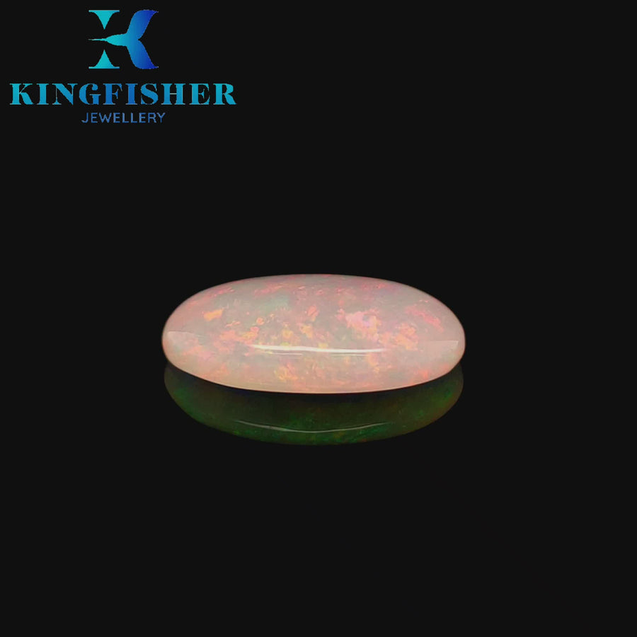 11.41 Ct Solid Welo opal – Brilliant flash of bright colours – 23.20mm