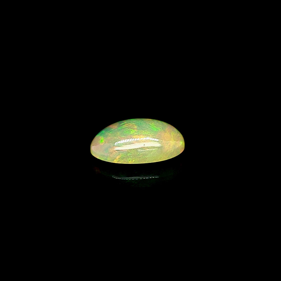 3.21 Ct Solid Welo opal – Natural bright multicoloured opal – 13.70mm