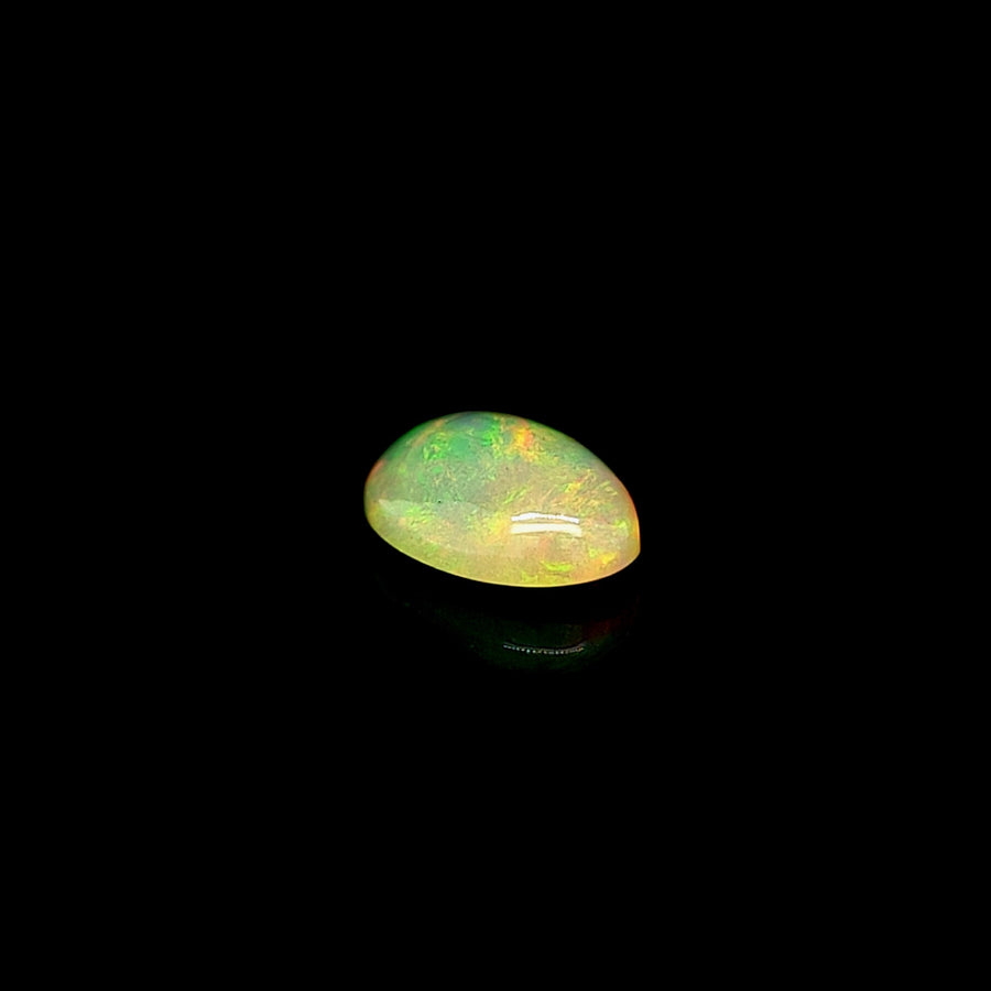 3.21 Ct Solid Welo opal – Natural bright multicoloured opal – 13.70mm