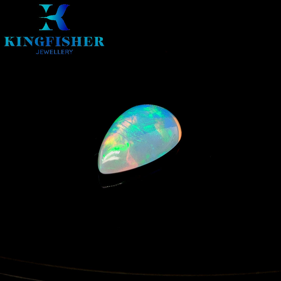 4.70 Ct Solid Welo opal – Natural bright multicoloured Flash opal - 20.10mm