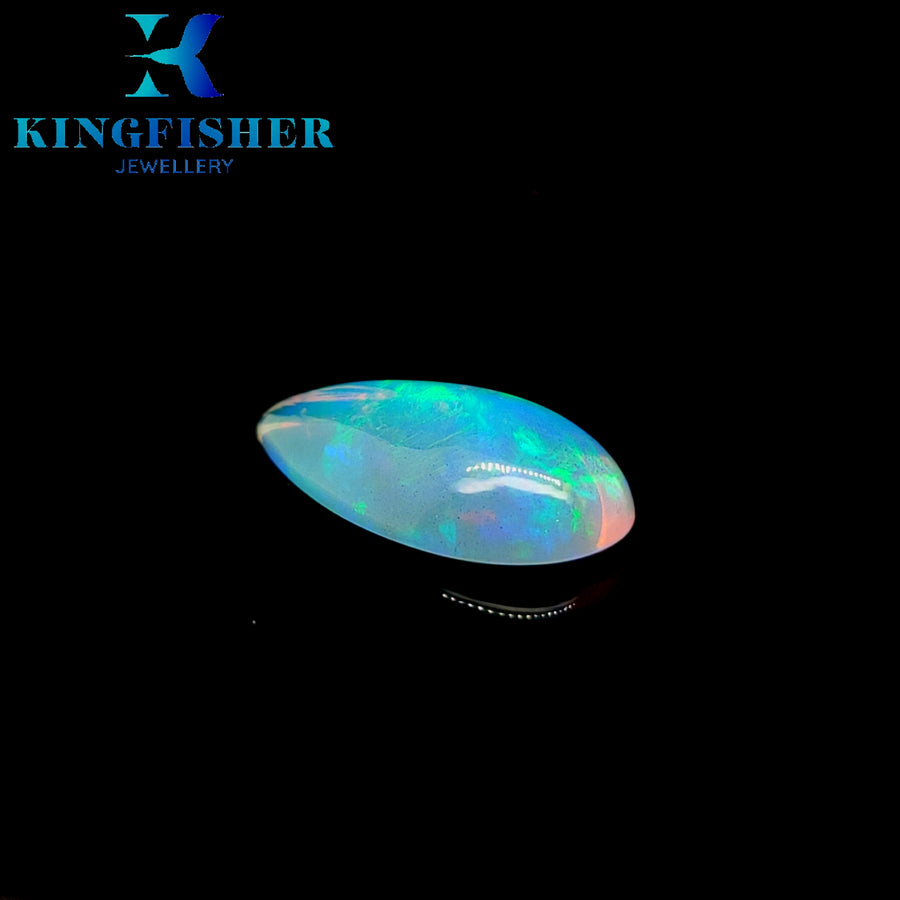 4.70 Ct Solid Welo opal – Natural bright multicoloured Flash opal - 20.10mm