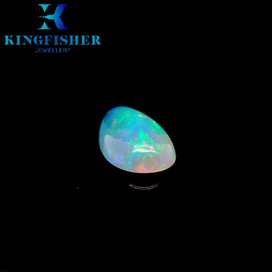 4.70 Ct Solid Welo opal – Natural bright multicoloured Flash opal - 20.10mm