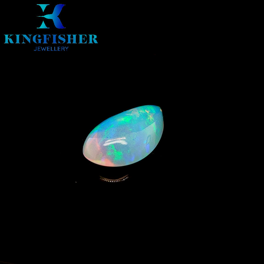 4.70 Ct Solid Welo opal – Natural bright multicoloured Flash opal - 20.10mm