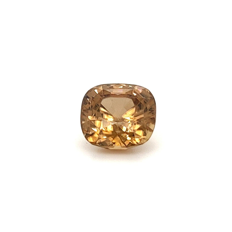 5.08 Ct Natural Yellow Zircon - VS Cushion Cut - No Treatment - 9.20mm