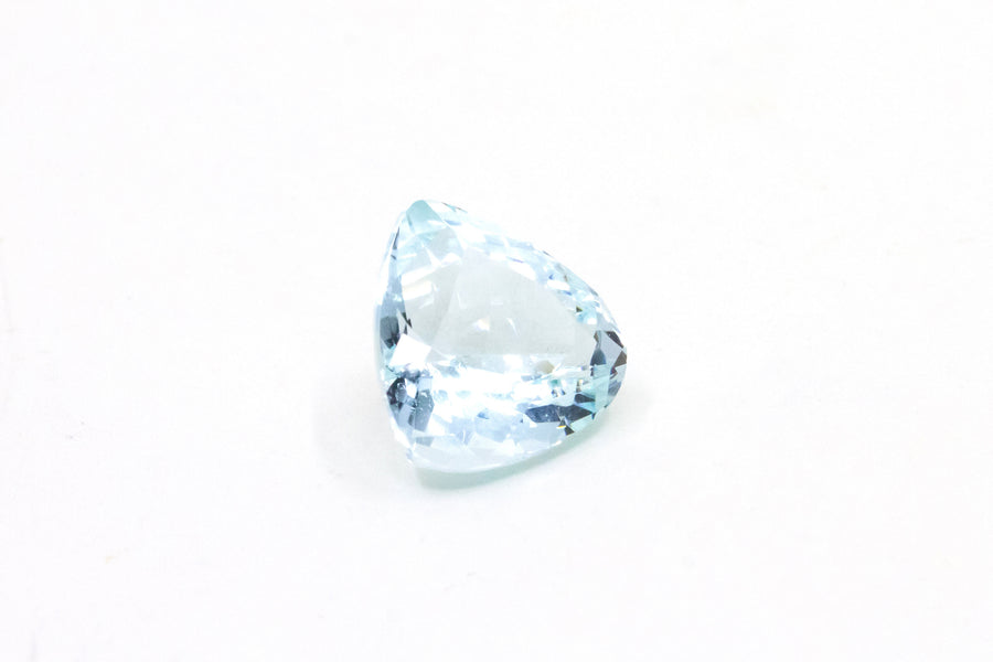 7.43 Ct Natural Aquamarine Trillian cut -AA – 13.55mm