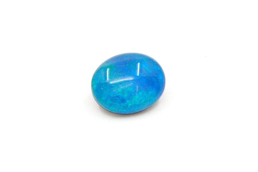 3.30 Ctw Lightning Ridge Black Opal Triplet - 12.00mm