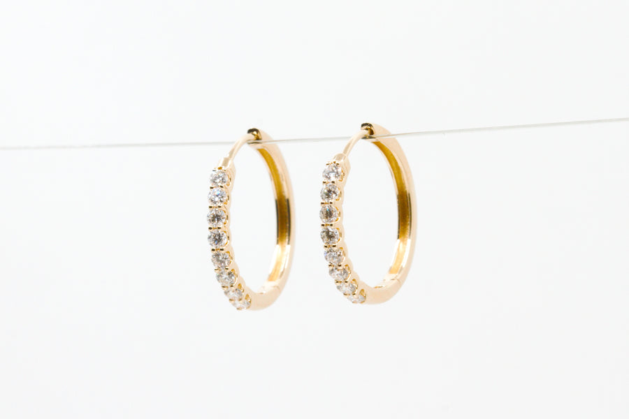 18K Gold earrings
