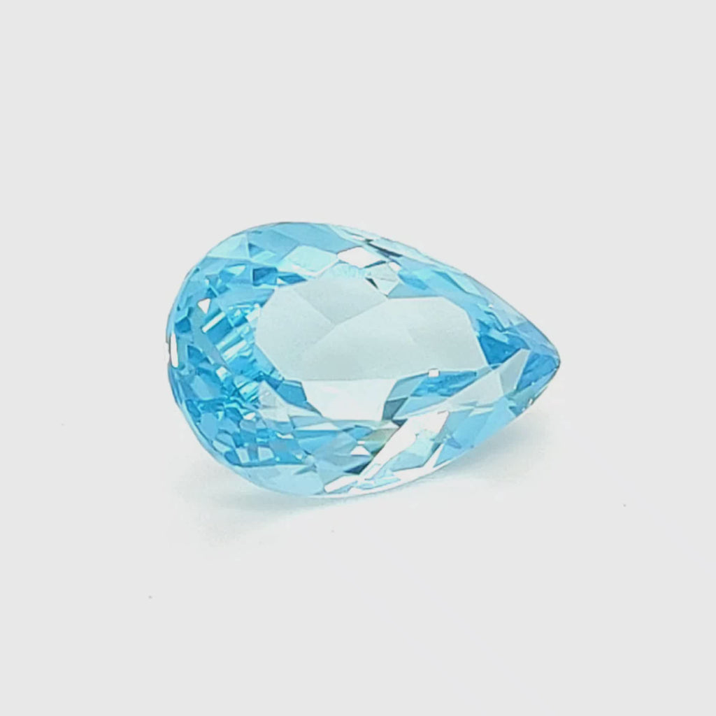 Natural Swiss Blue Topaz