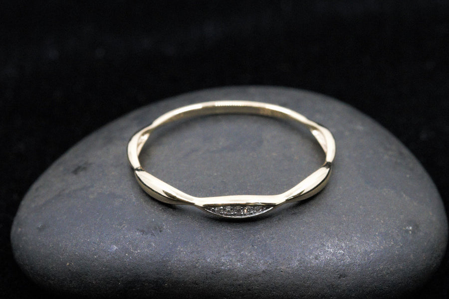 Diamond Promise Ring in 14K Gold